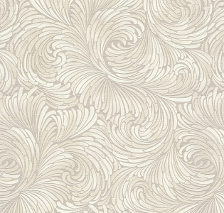 Grandeco Poeme OM2006 для кухни для гостиной для кабинета для комнаты бежевый белый серый светло-серый